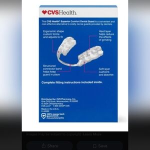 CVS Health Superior Comfort Dental Guard - White